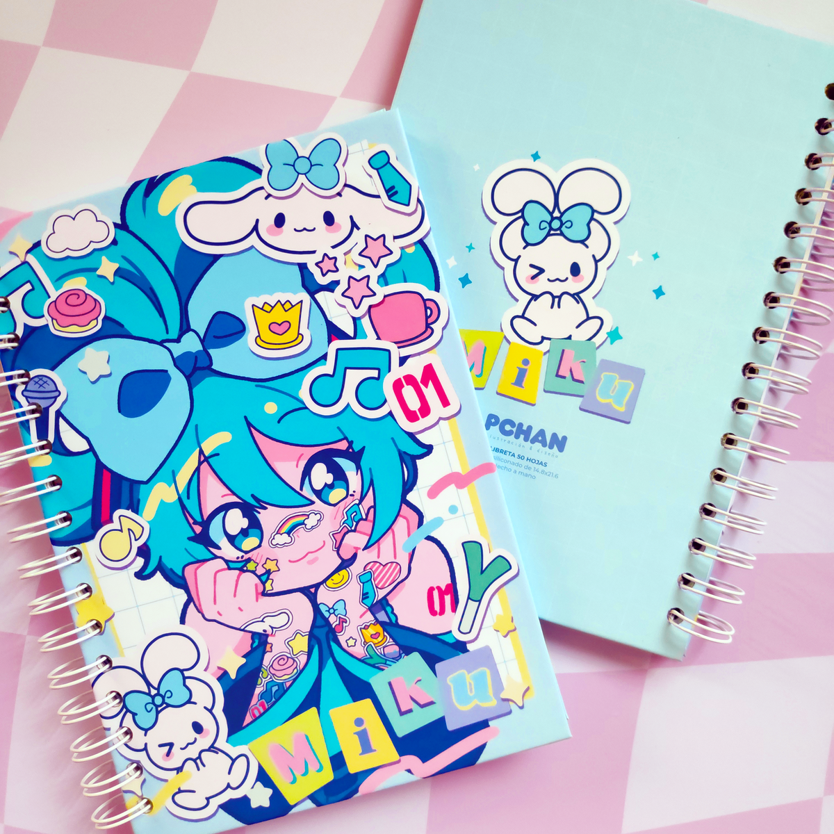 PRE-ORDER MikuxCinnamoroll Reusable stickerbook