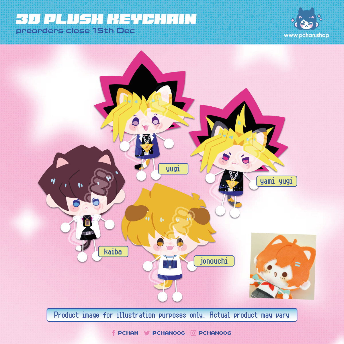 Preventa Llavero Peluche 3D
