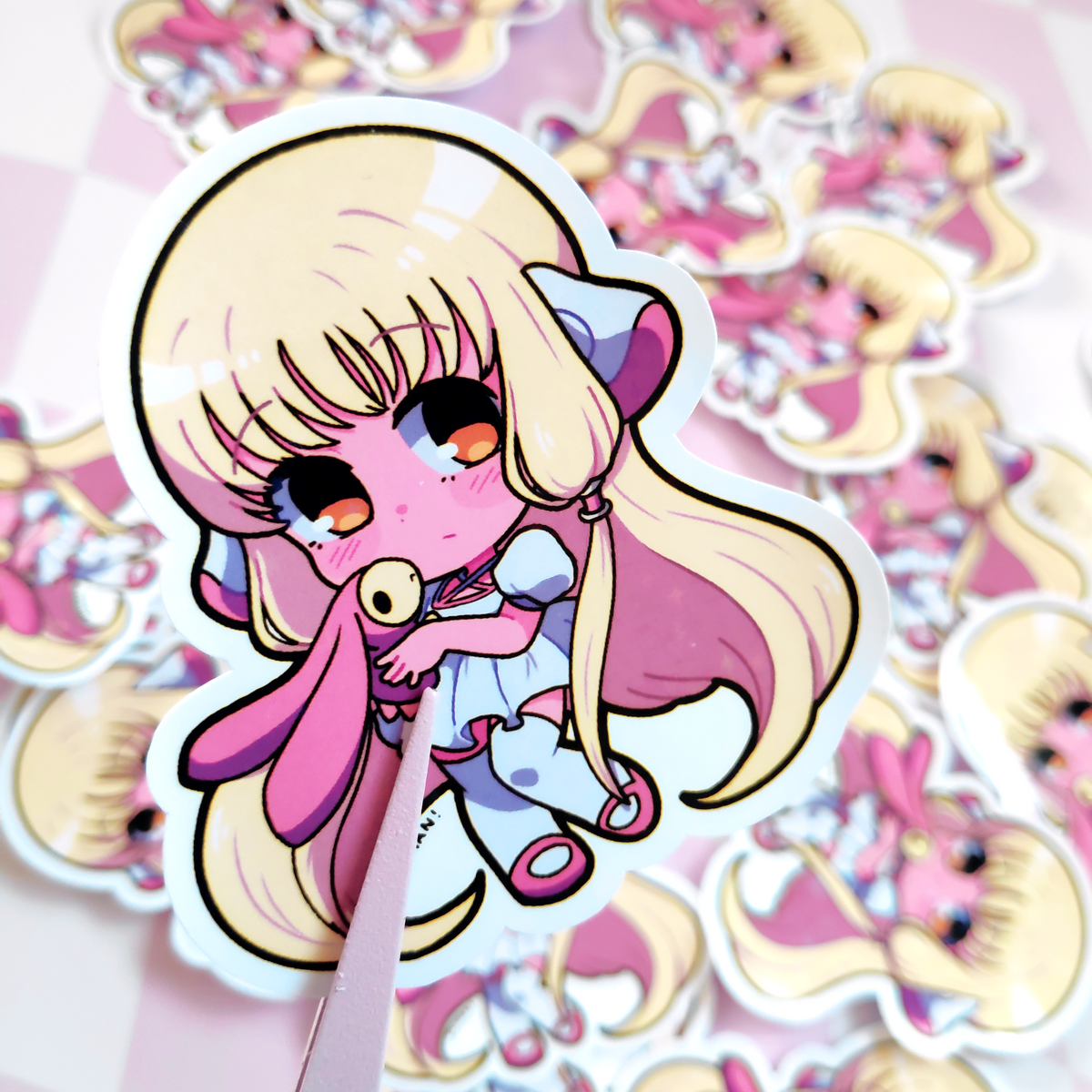 Chobits Chii holo sticker
