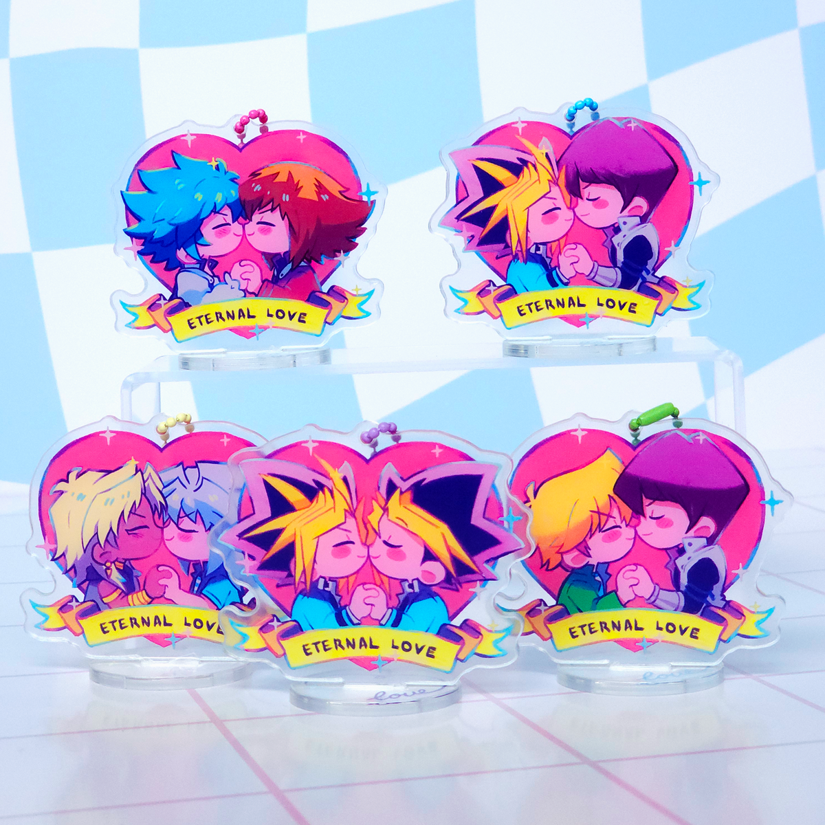  YGO Eternal Love Acrylic standee keychain