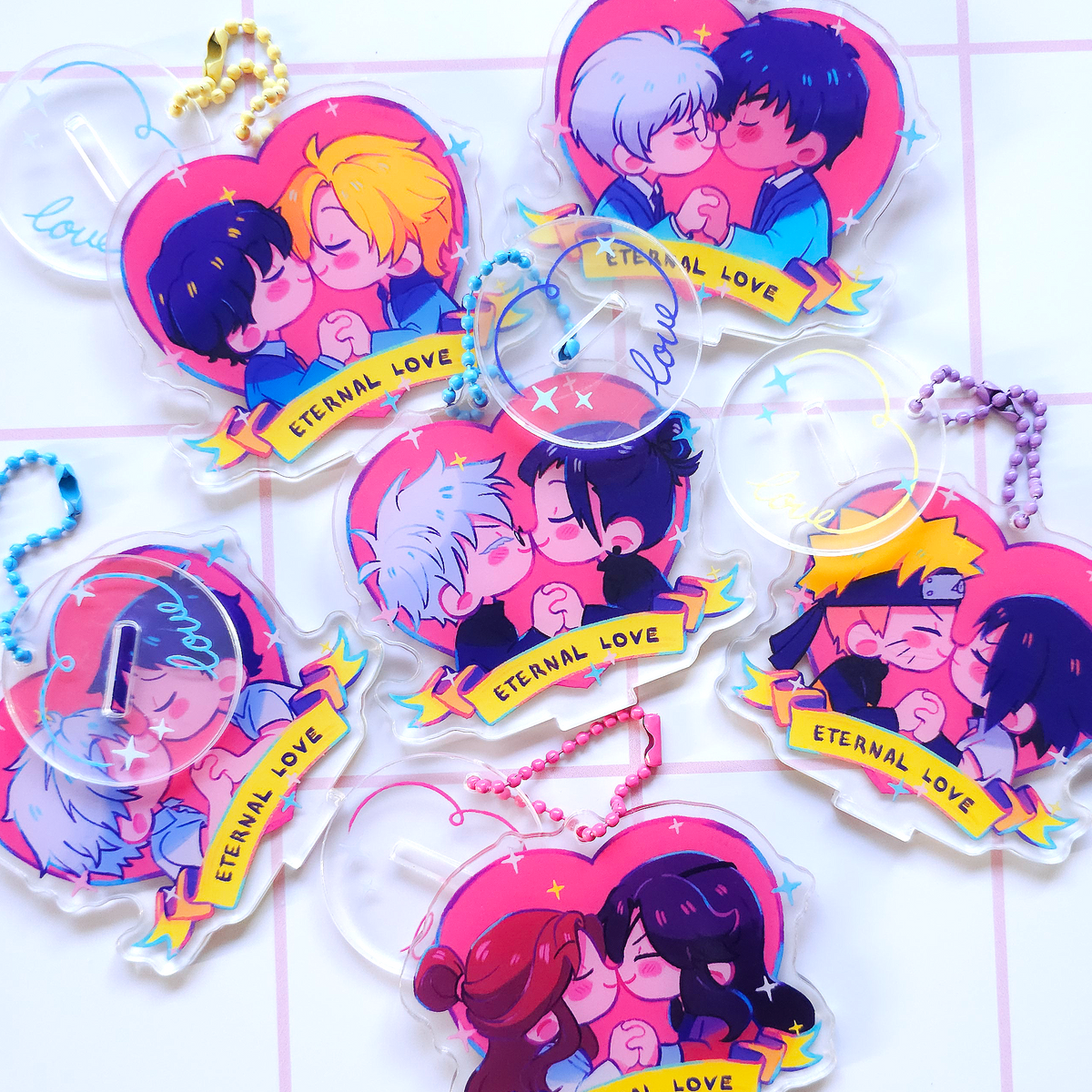Llavero stand Eternal Love BL