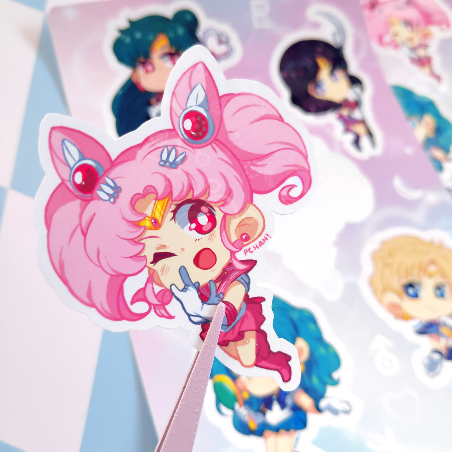 Sticker Sheet Sailor Moon outer senshis