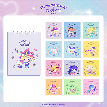 PRE-ORDER SanrioxYu-Gi-Oh! A6 notebook 