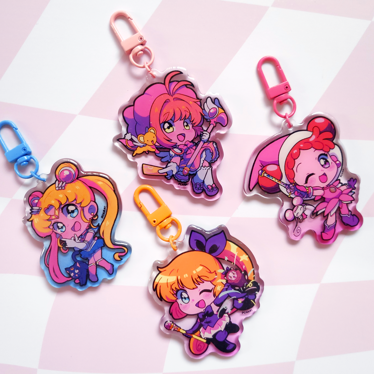 Llavero acrilico Mahou Shoujo