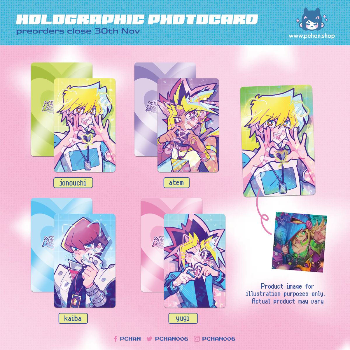 Preorder YGO Holographic Photocard