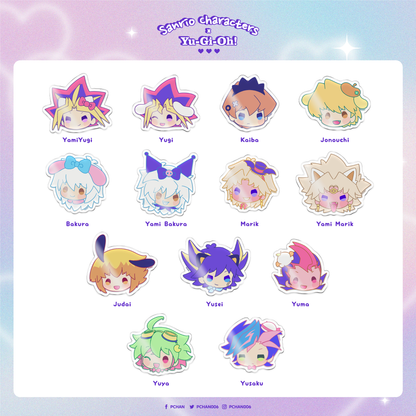 SanrioxYu-Gi-Oh! epoxy glitter Acrylic Pin