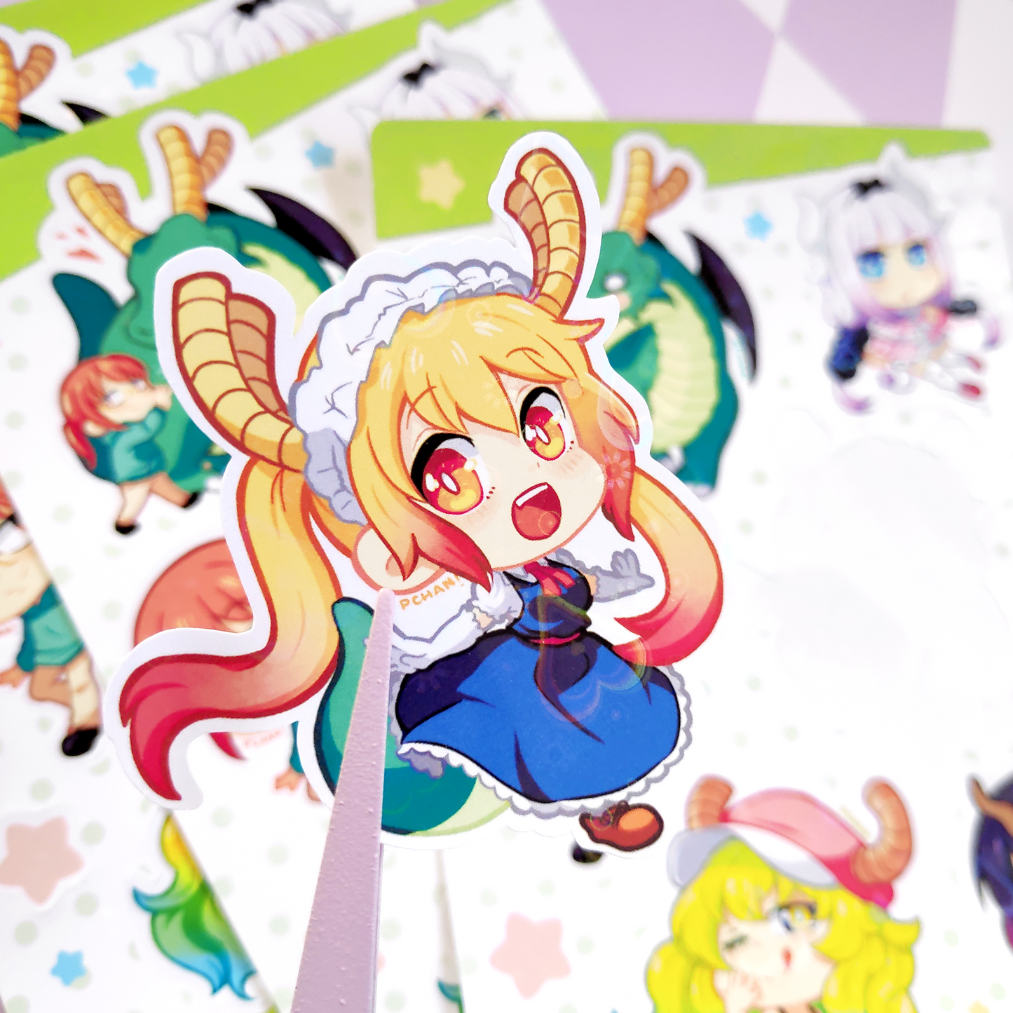 Sticker Sheet Kobayashi's Maid Dragon