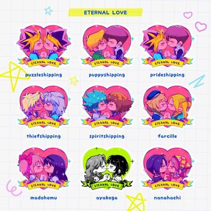 Sticker holografico Eternal Love