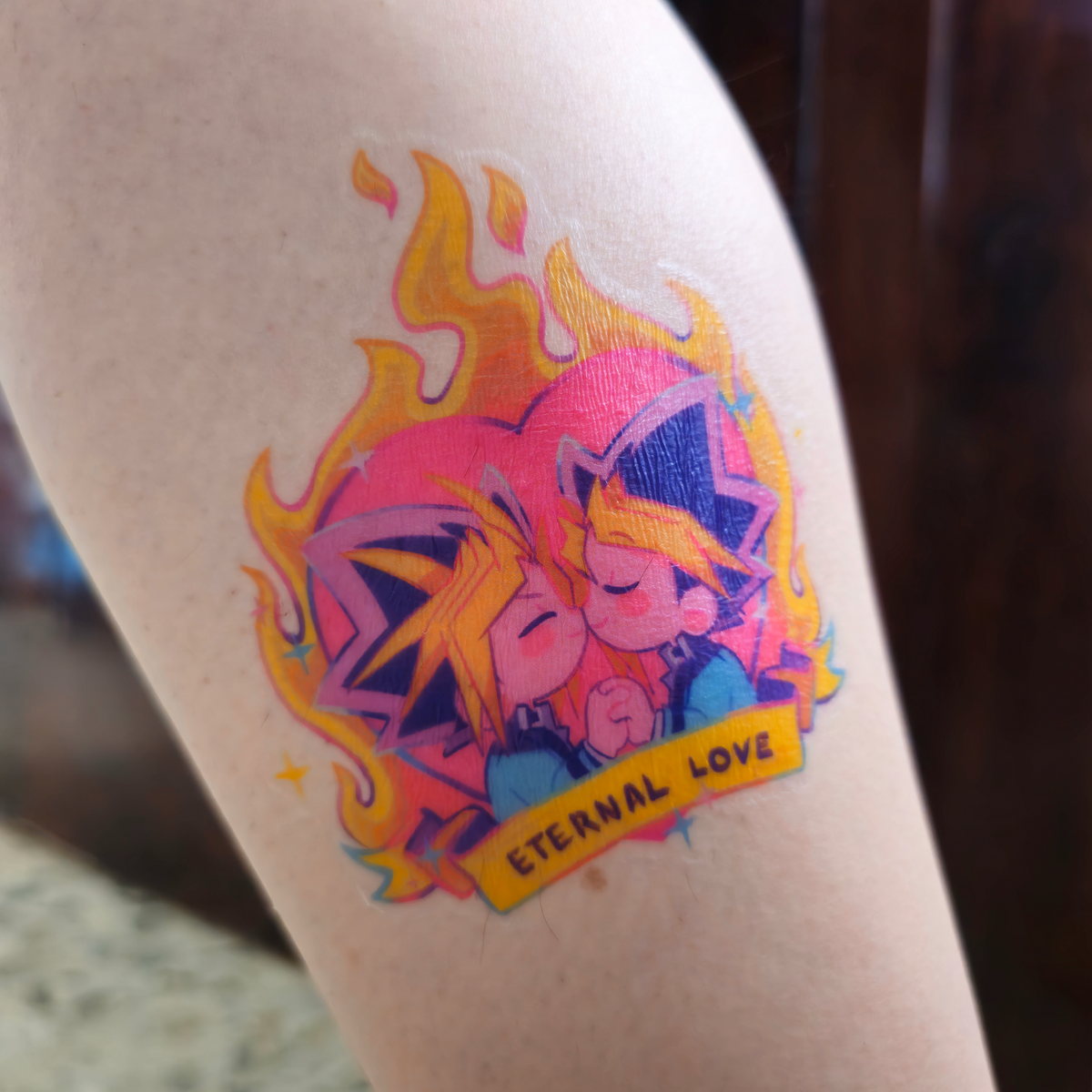 Tatuaje temporal Eternal Love